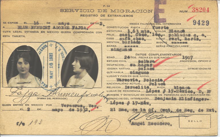 Fajga Blumeufrucht Adonee