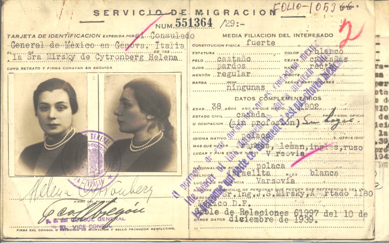 Helena Cytronberg, Mirska de