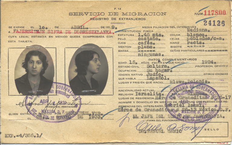 Sifra Dobreszklanka, Fajersztejn de