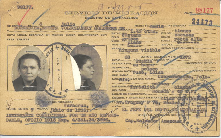 Estera Dorenbaum, Volchansky Goldberg de