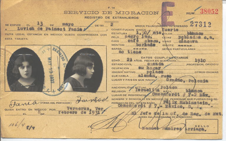 Fania Fainsot, Luvich de