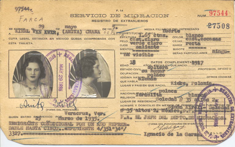 Chana Farca, Kirel Ven Kwer de