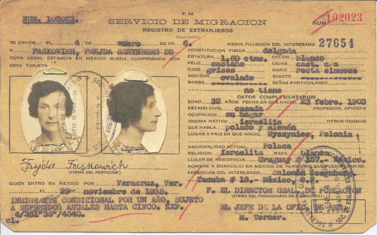 Frejda Szeynberg de Faskowish