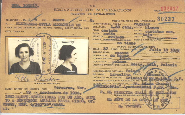 Ettla Fleischer, Alebschile de