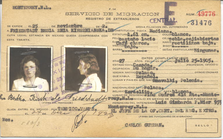 Besia Enia Friedstadt, Kirsznianska de