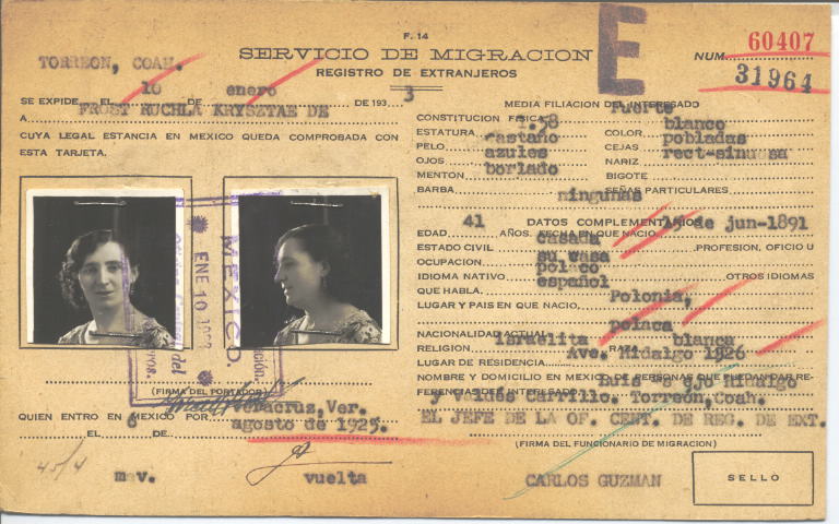 Ruchla Frost, Krysztae de