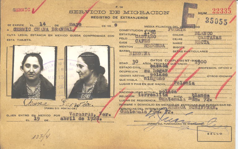 Chana Gerwic, Brandal de