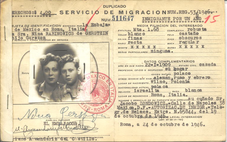 Nina Gerstein, Rabinowics de