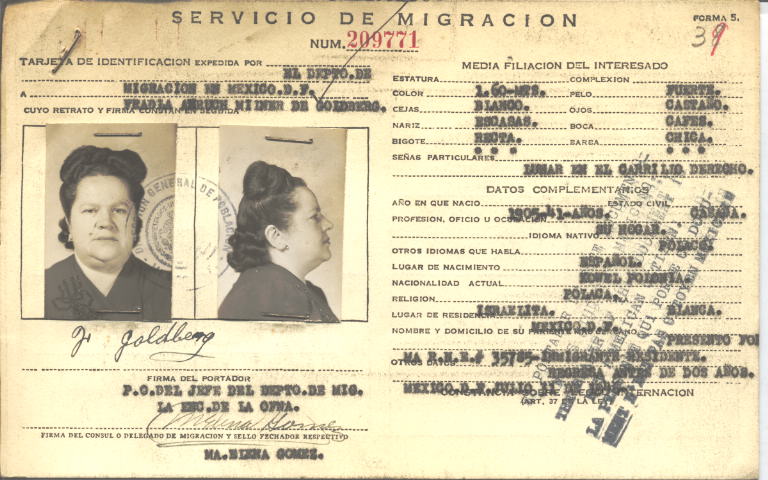 Fradla, Goldberg, Amruch Midner de