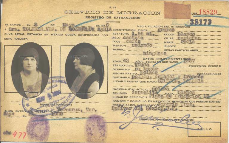 María Gozemblum, Toleday vda. De