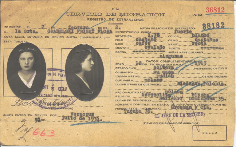 Flora Grabelski, Frimet de