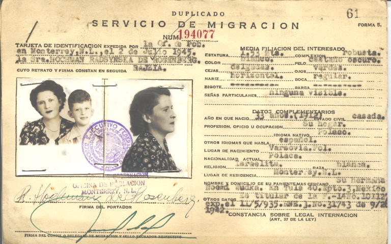 Rajzla Rosenberg, Hochman de