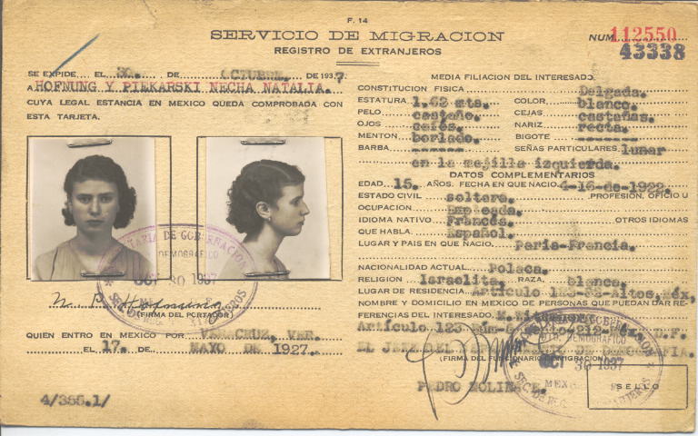 Necha Natalia Hofnung y Piekarski