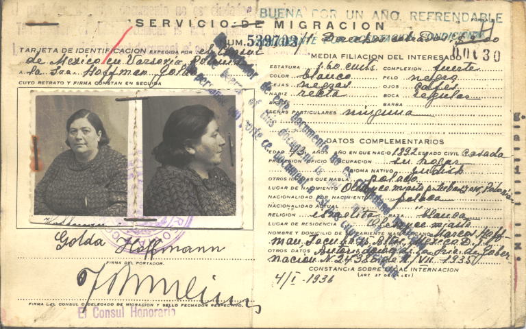 Golda Hoffman, Hoffman de