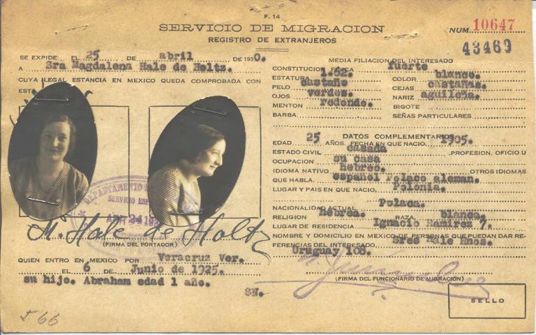 Magdalena Holtz, Hale de