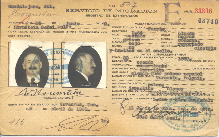 Wolf Hornstein Geñai