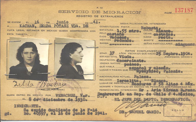 Zelda Kachan, Potass Vda. De