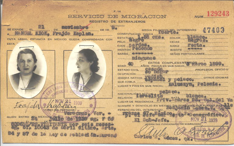 Frajda Kaplan, Mandel Kiok de