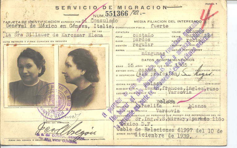 Elena Karczmar, Billaver de