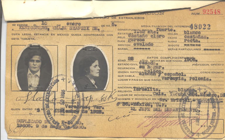 Chaja Kenigsberg, Szapsik de