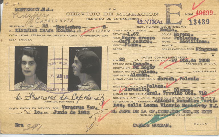 Chaja Szejna Capelorotz, Kiszjier de