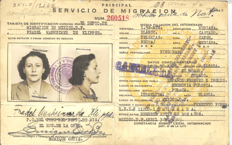 Fradel Klipper, Manheimer de