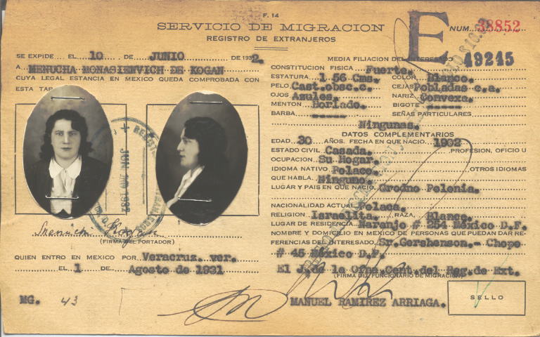 Menucha Kogan, Monasienvich de