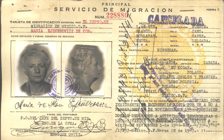 María Kon, Ejznerowicz de