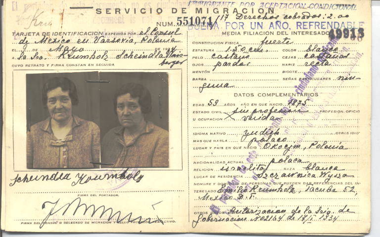 Scheindla Krumholz, Waisberger de