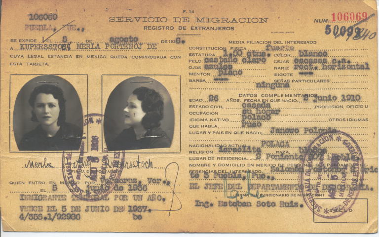 Merla Kupersstoch, Portenoj de