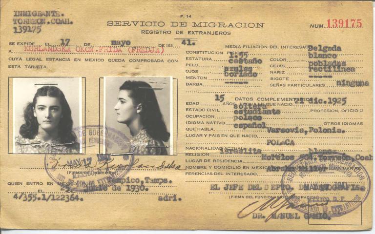 Frida Kurlandska Okon