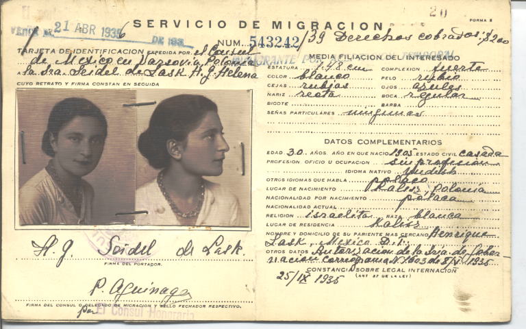 Helena Lask, Seidel de