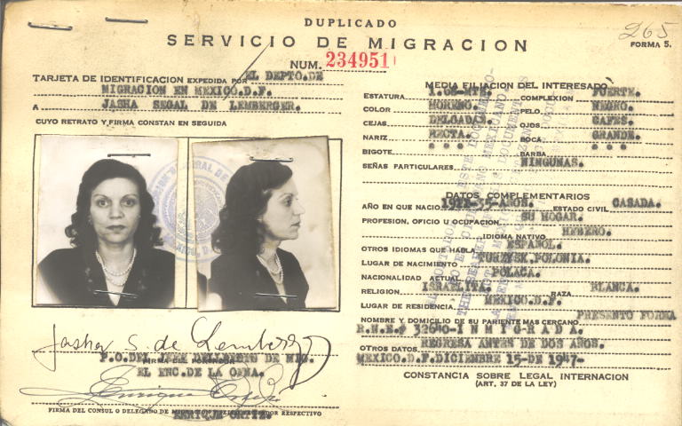 Jasha Lemberger, Segal de