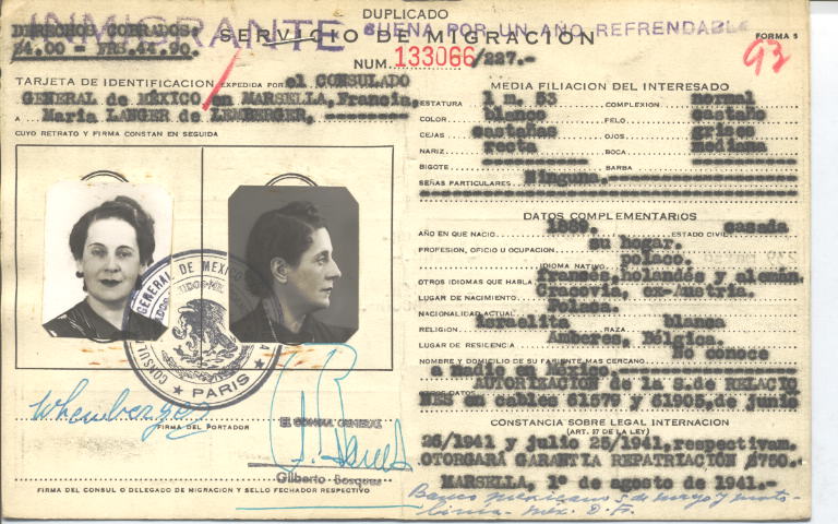 María Lemberger, Langer de