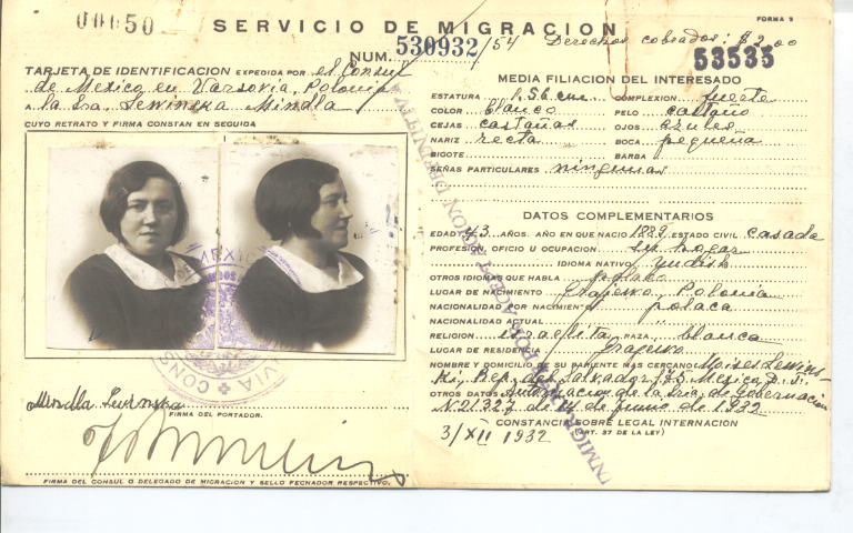 Mindla Lewinska, Bwsman de