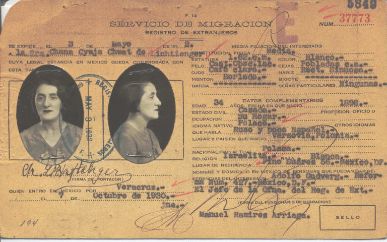 Chana Cywja Lichtienger, Chwat de