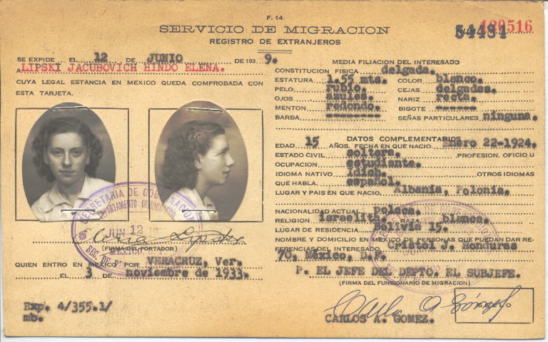 Hindo Elena Lipski Jacubovich