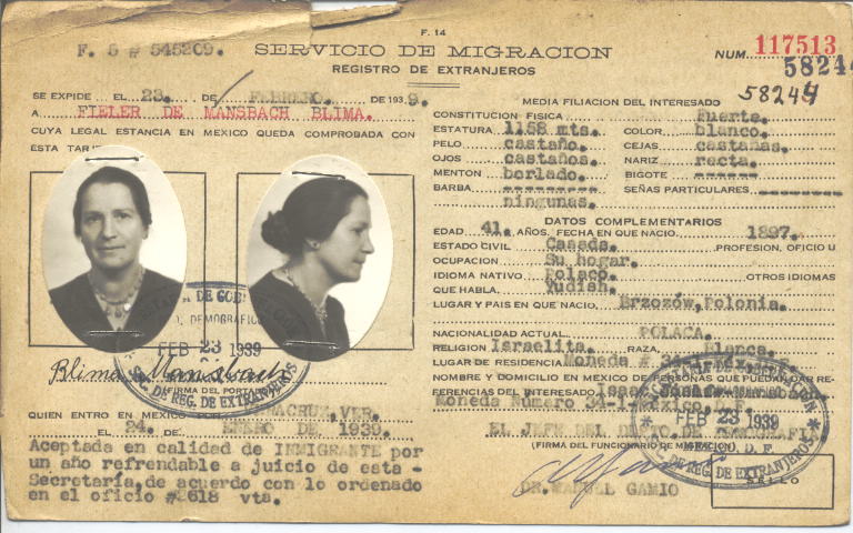 Blima Mansbach, Fieler de