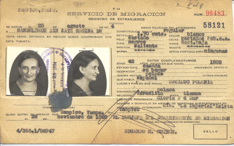 Regina Mandelbaum, Zin Katz de