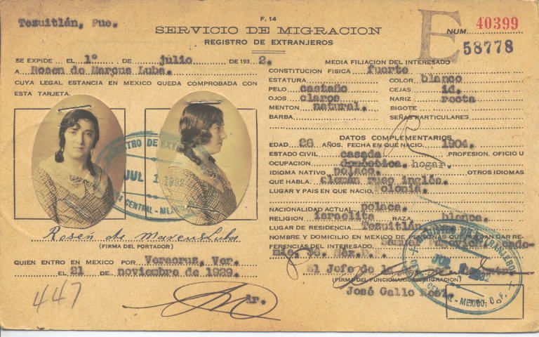 Luba Marcus, Rosen de