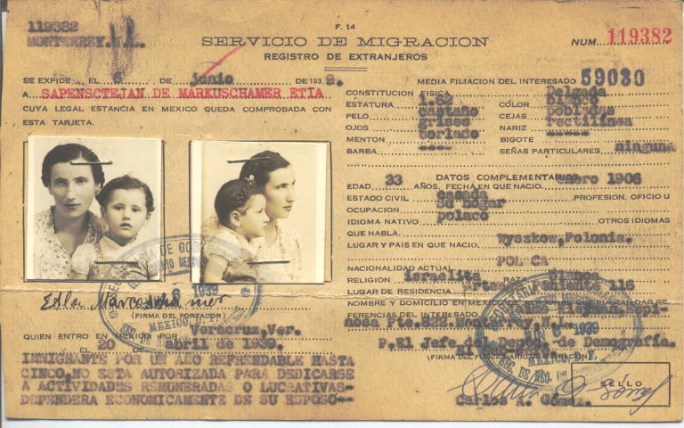 Etia Markuschamer, Sapensctejon de