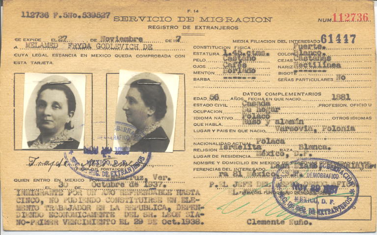 Fryda Melamed, Godlevich de