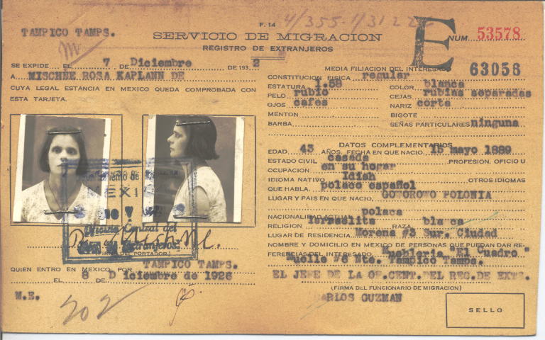 Rosa Mischne, Kaplan de