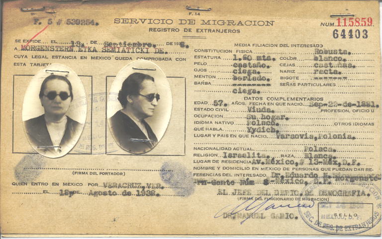 Etka Morgenstern, Semiaticki de