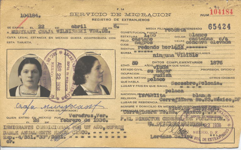 Chaja Muzykant, Wilwisuki Vda de