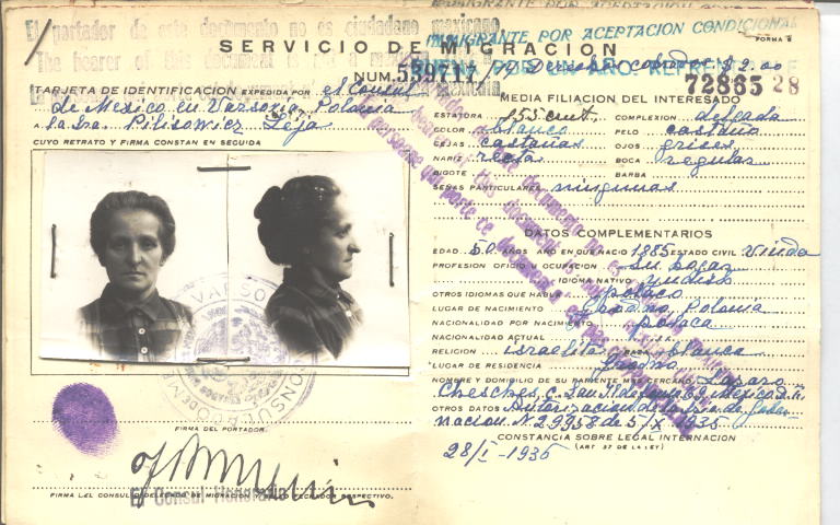 Leja Pilisowicz, Sazol Vda. De