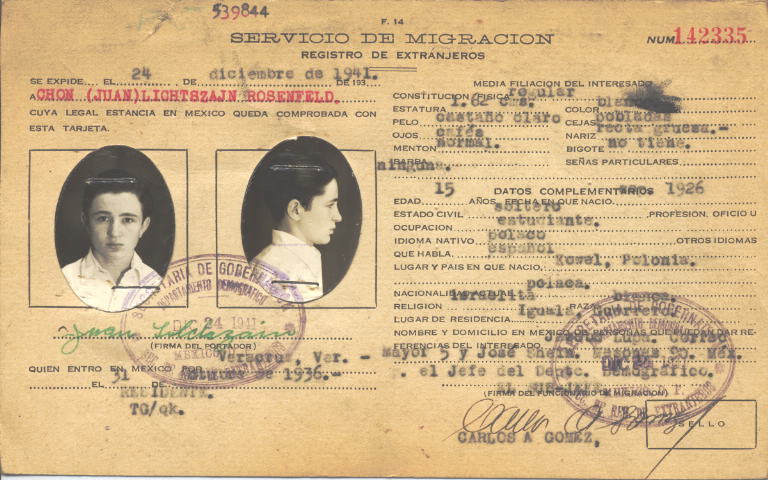 Juan Rosenfeld Lichtszajn