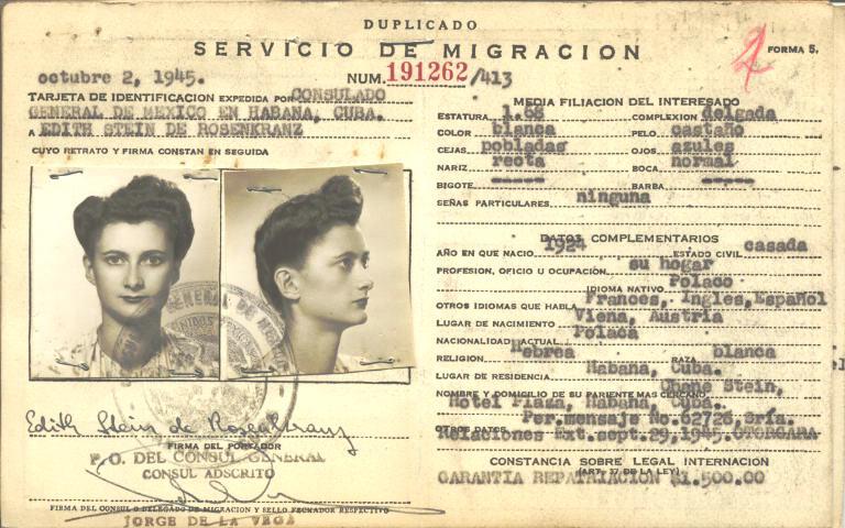 Edith Rosenkranz, Stein de