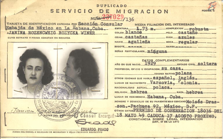 Winer Janina Rozencweig Rozycka