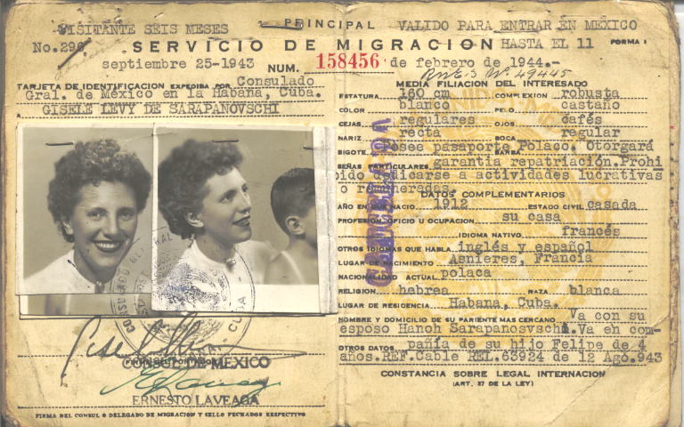 Gisele Sarapanovschi, Levy de